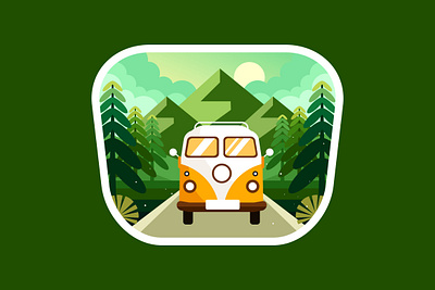 Explore the mountain forest by car holiday