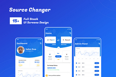 Money Exchange - App Design branding design graphic design illustration minimal money exchange online exchange money