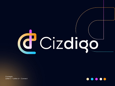 Cizding modern logo brand brand identity branding logo logo design logo designer minimal visual identity