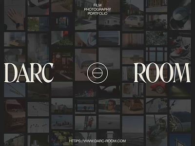 DARC ROOM art direction branding design layout photography portfolio typography ui website