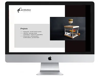 Paraboolean - Design / Art / Code adobe xd art bauhaus black clean code design grey grundformen imaginary konstruiert paraboolean steffen harder uxui white