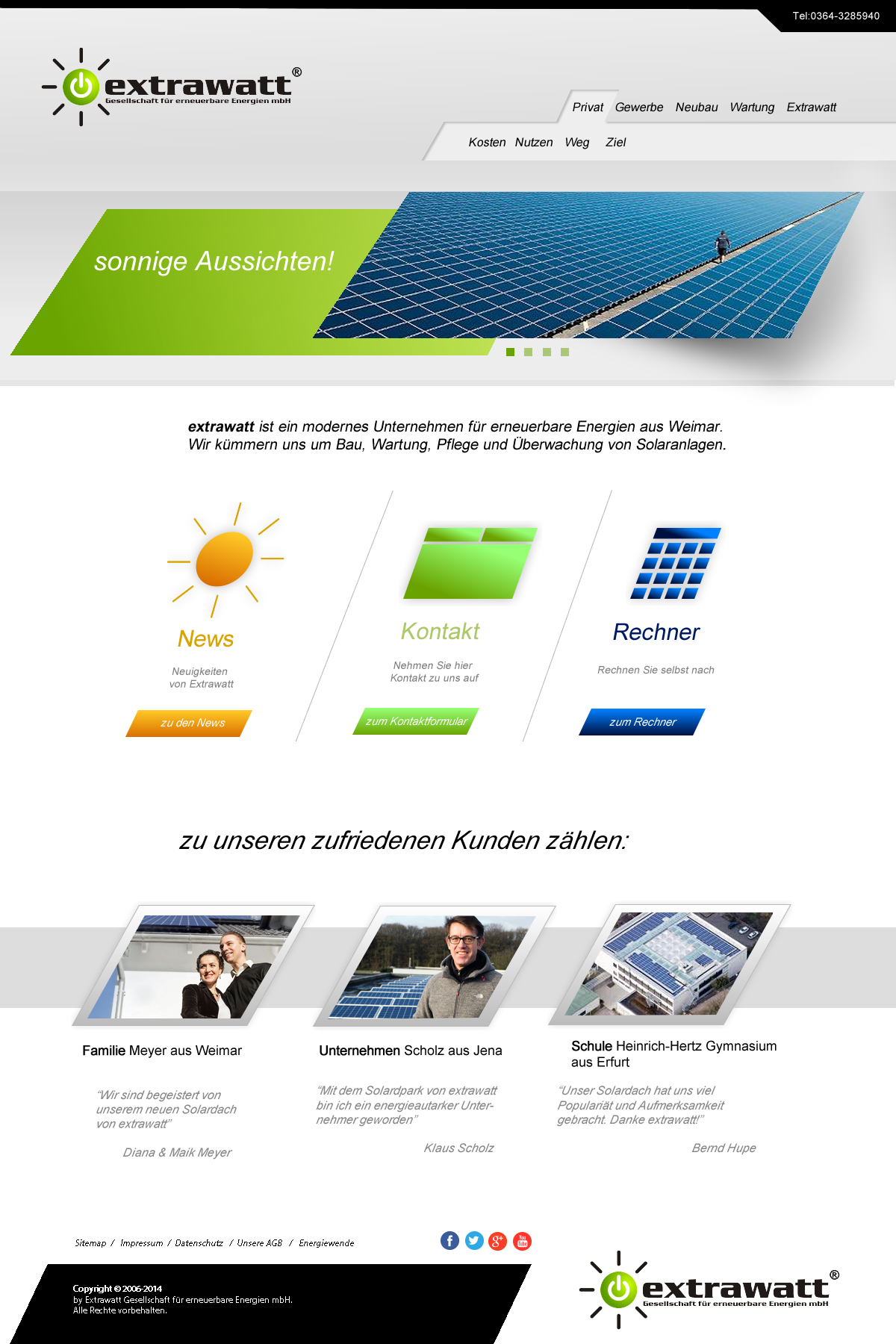 Extrawatt adobe xd dächer energie extrawatt grün solar uxui weimar