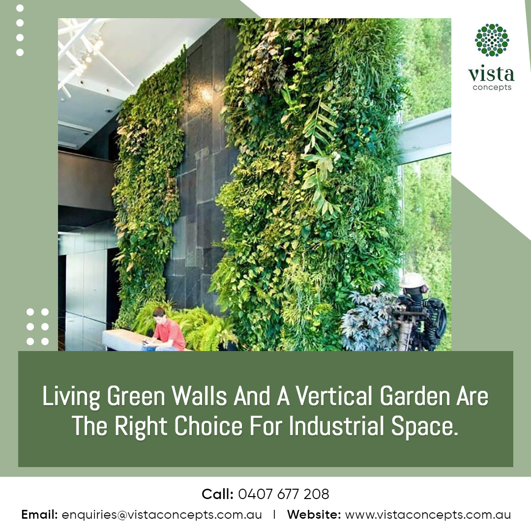 Living Green Walls & Vertical Gardens by Vista Concepts on Dribbble