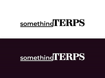Something Terps branding design illustration minimal logo