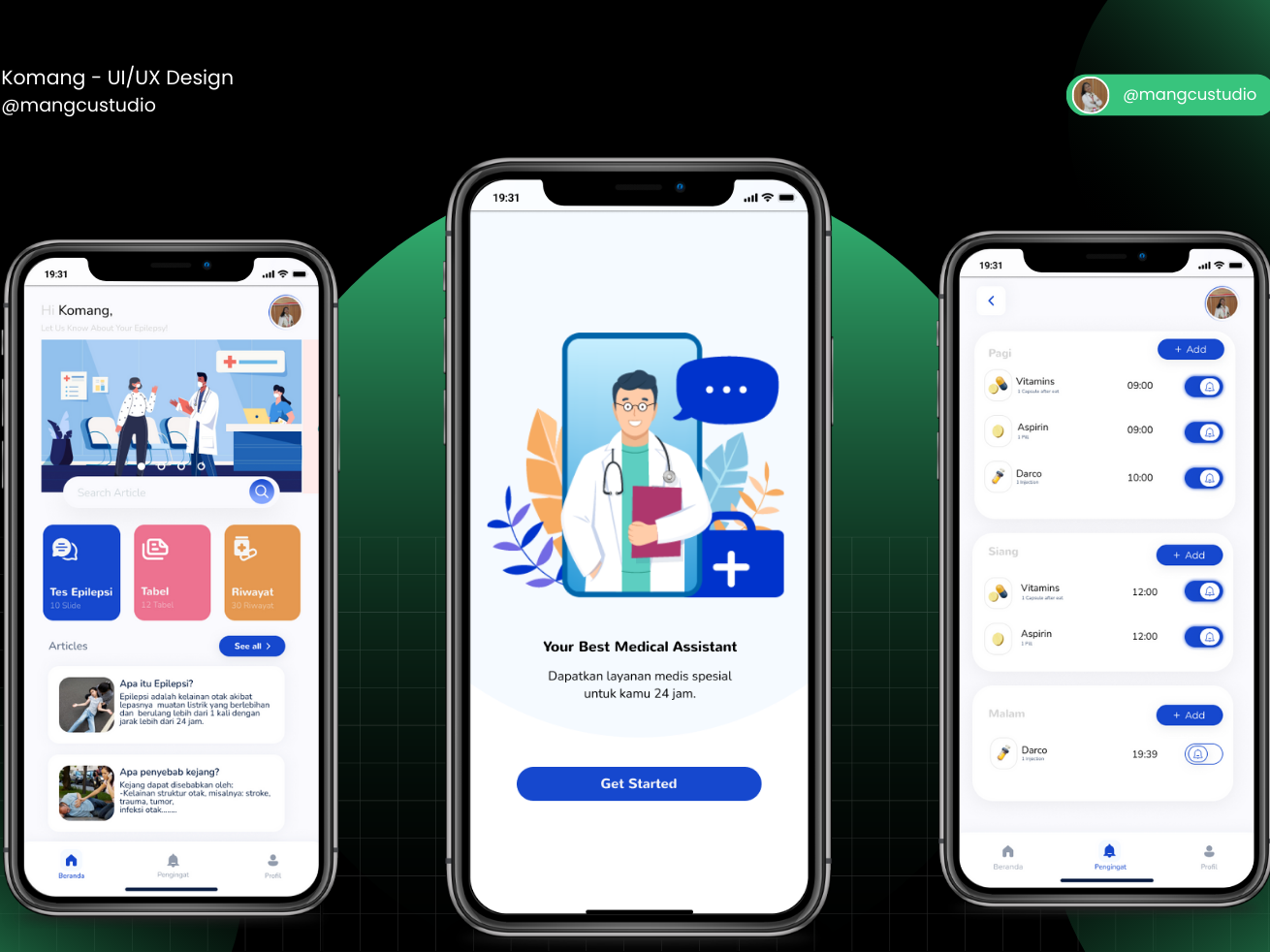 Epilepsy Mobile App Design by Mangcu Studio on Dribbble