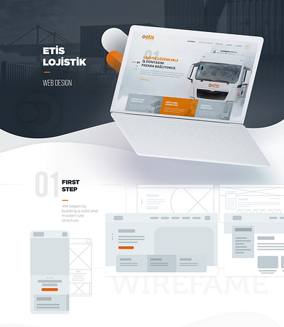 Etis Logistic branding design ui ux