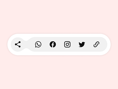 Social Share app appdesign branding dailyui design graphic design illustration logo minimal share icon social share ui ui design ui ux design uidesign uidesigner uiux uiuxdesign uxui uxuidesign