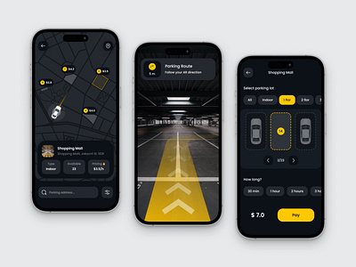 Get the best spot with CarSlot 🚗 app car map mobile navigation parking ui ux