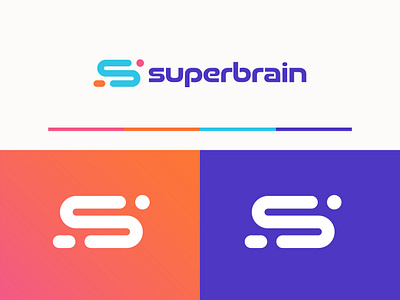 Super Brain Logo Design. a b c d e f g h i j k l brain brainlogo branding colorful design gradient graphic design icon logo logodesign logodesigner logomark logotype m n o p q r s t u v w x y z multicolor s sbrain slogo super