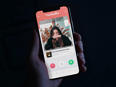 Marshmallow - Mobile UI Design app branding dating dating app dating ui app design graphic design match match app mobile dating sajid designer swip app ui ui dating ui design ux