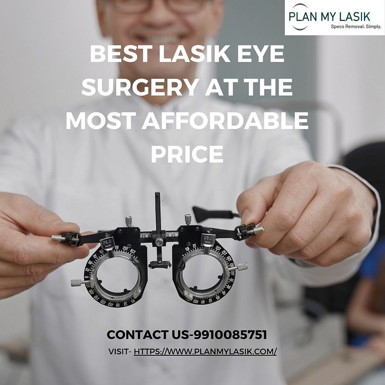 Lasik surgery cost in India by Plan My Lasik on Dribbble