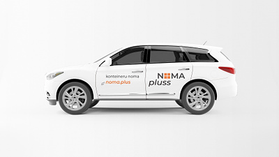 Auto noma "NOMA pluss" (Lāsma Līcīte-Ķurbe, 03.2023) branding design graphic design graphicdesign illustration logo