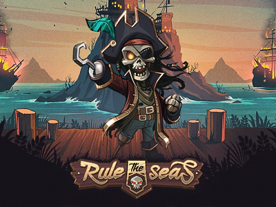 Rule the Seas UX/UI game interface game ui game ux gamification mmorpg pbbg pirates