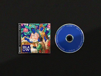 BLAUW - Cover Design album blue brand cover design entertainment germany illus illustration music print