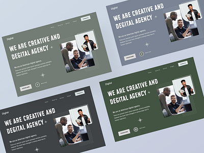 Digital Agency Website agency agency website branding company corporate website creative agency digital agency digital agency app hero header hero section home page minimal product page saas startup startupagency user experience web header web page web3