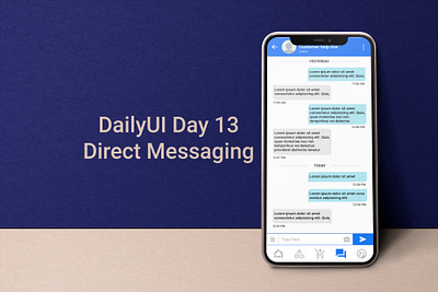 Daily UI day 13 ( Direct Messaging ) 013 dailyui day13 ui