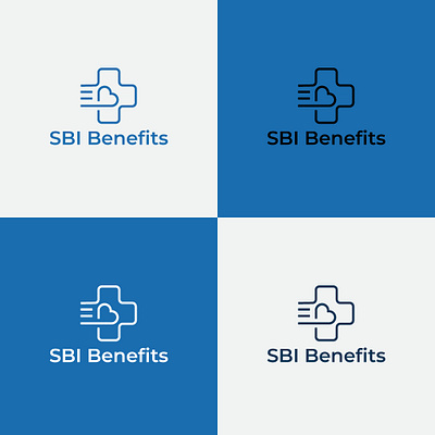 SBI Benefits logo design brandidentity branding creative design doctor logo graphic design logo logodesign logodesigns logotype marketing medical logo sbi logo typography