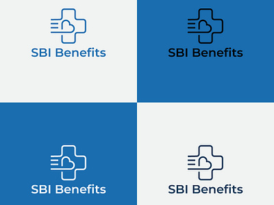 SBI Benefits logo design brandidentity branding creative design doctor logo graphic design logo logodesign logodesigns logotype marketing medical logo sbi logo typography