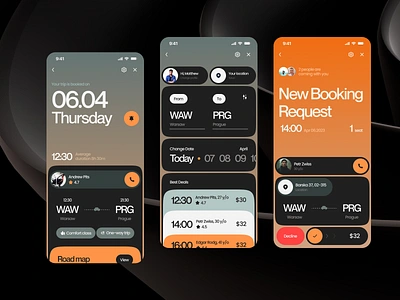 Flight Booking App air air tickets airport app design book booking booking app flight flights app management mobile app mobile design online booking plane saas startup ticket app tickets app ui ux webdesign