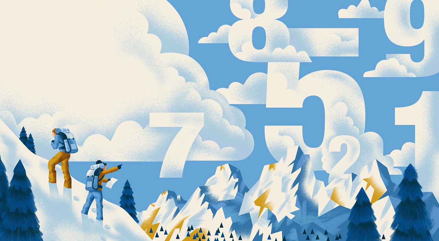 Chronika - Website adventure daniele simonelli dsgn explorer illustration mountains numbers quest texture vector website