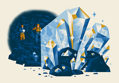 Chronika - website adventure cave crystal crystals daniele simonelli dsgn illustration light numbers quest texture torch vector