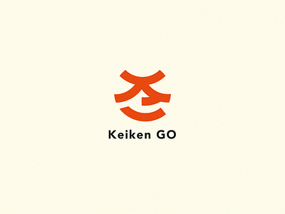 Keiken GO anime branding design flat graphic design icon logo minimal typography vector