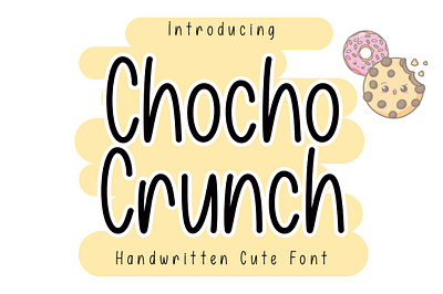 Handwritten Cute Chocho Crunch amsterdam branding crafting font cute font design font graphic design handwritten illustration logo monoline new font script script font summer