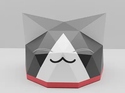 Cat Papercraft 3d 3d papercraft animal blender papercraft