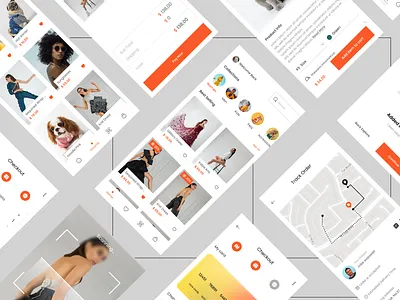 Ecommerce Mobile App Concept cart case study clothing app e commerce e commerce app ecommerce design fashion fashion app gen z mobile ui online store purchase shop shop app shop online shopping store ui ux ux design