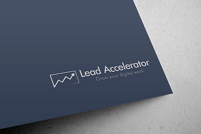 Lead accelerator logo abobe illustrator b2b b2blead generator b2bmarketing brand idendtity design graphic design illustrator logo logo desin marketing minimalist