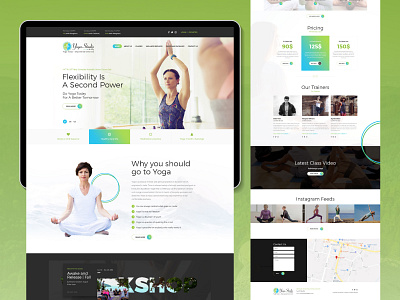 Laughing Yoga | Website | UI/UX animation branding design graphic design illustration logo logo design ui web design web development