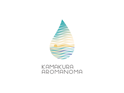 AROMANOMA LOGO branding drop graphic design logo