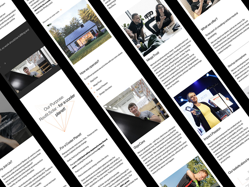 Roofit.Solar - Careers design energy green green energy minimal savetheplanet solarpanels sun sustainability ui ux uxui web web design