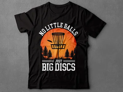 Disc Golf T-Shirt Design clothing design disc golf golf golf t shirt graphic design pod shirt t shirt t shirt design t shirt design tree tshirt typography vector