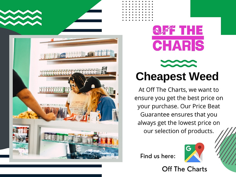 Cheapest Weed Sherman Oaks by Off The Charts on Dribbble