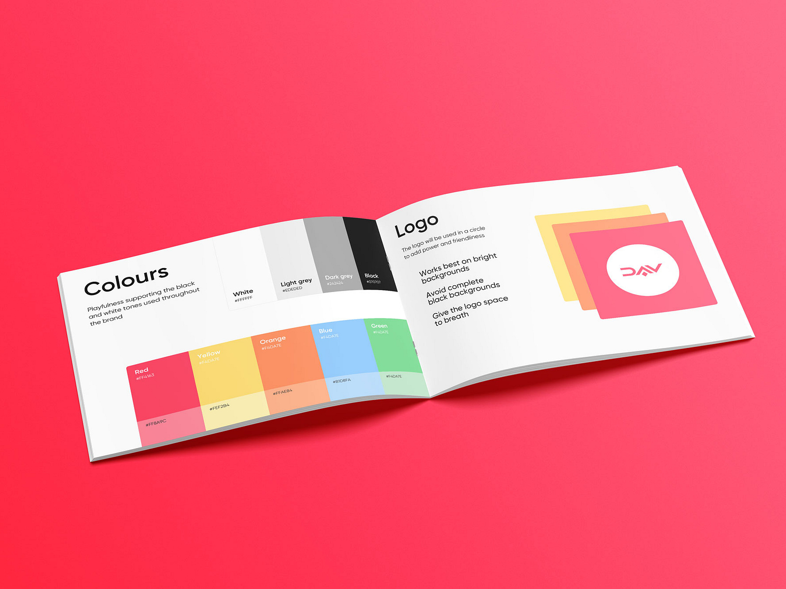 DAV Brandbook by Guy Magen on Dribbble