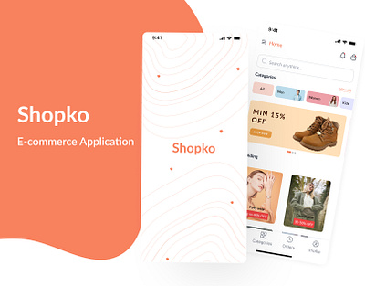 Shopko (E-Commerce) app app ui application design e commerce mobile app ui ui design uiux ux uxui