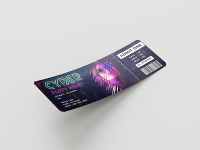 Ticket Mockup Design abode illustrator concert design designing events festival graphics mockup raffle template ticket ticket design ticket mockup