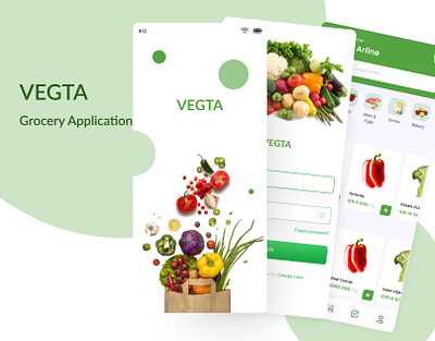 Grocery Application UI app ui application design figma mobile app ui ui design uiux ux