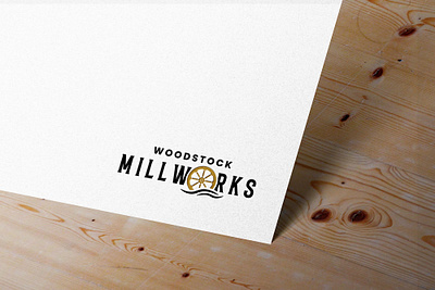 The Millworks | Logo & Branding Design brand brand design branding graphic design logo logo design mill millworks mockup office logo photoshop vector