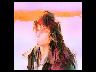 Ex.334 abstract album art cd cover design ep glitch iridescent lp vibrant vinyl