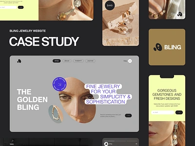 Bling Case Study animation case study css design development front end halo lab hero interface nocode product scroll service ui ux web webflow website