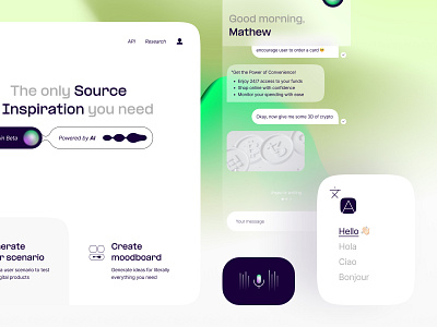 AI Chatbot - Interface ai assets chat chatbot design interface landing page platform ui ux webdesign website