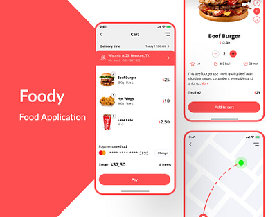 Foody App UI app design app ui application mobile ui mobile ux ui ui design ui ux ux ux design ux ui