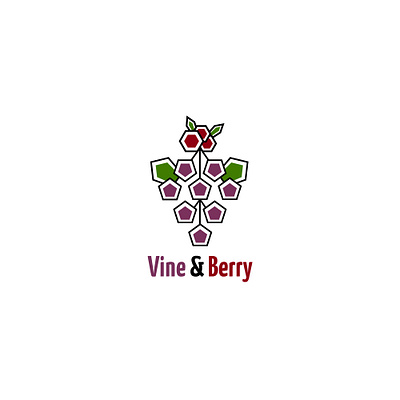 Daily Logo Challenge | Day 17 | Vine & Berry design graphic design illustration logo vector