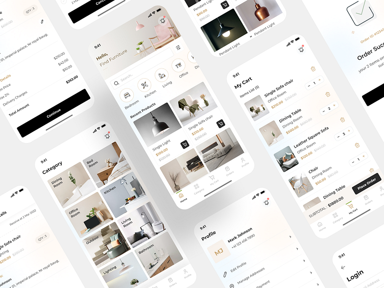 Furniture Store App by Ubrain Studios on Dribbble