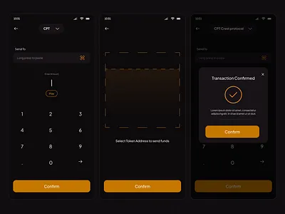 Crest Wallet app branding crypto design logo productdesign ui ux web3