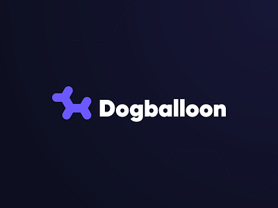 Dogballoon balloon brand branding design dog forsale graphic design icon identity logo mark premade vector