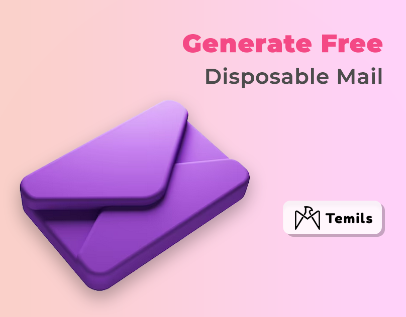 Generate Free Disposable Mail Simply With Temils by Temils1 on Dribbble