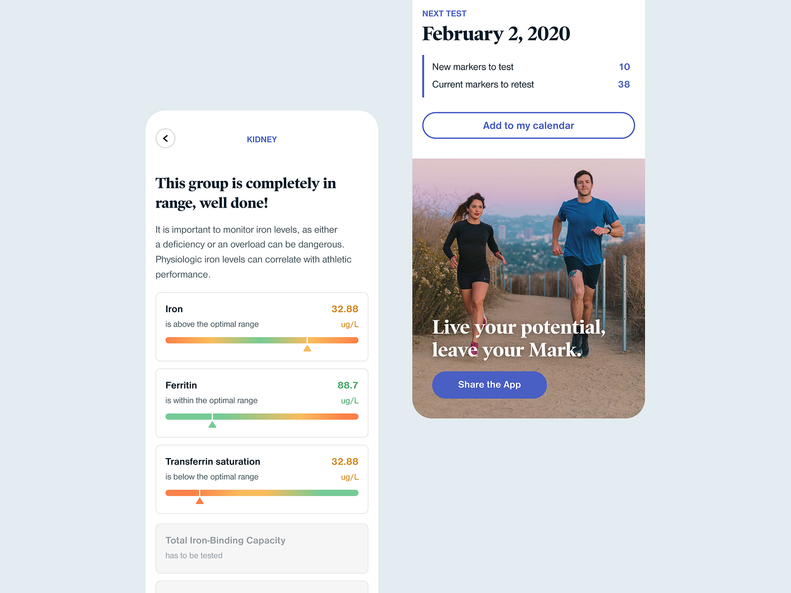 MyMark Health Marker Test Results by Lucas Steuperaert for